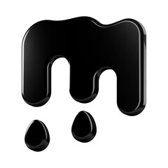 This is a beautifully designed 3D abstract icon with a beautiful metallic texture.