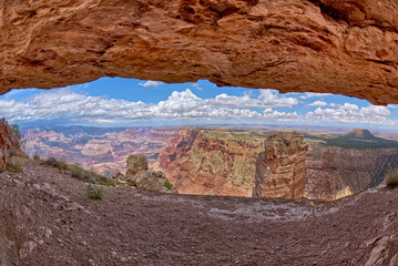 Cliff Cave view of Grand Canyon AZ