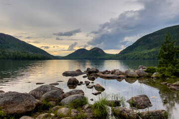 Jordan Pond in Acadia National Park in Maine.