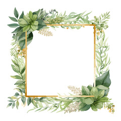 frame of leaves png clipart