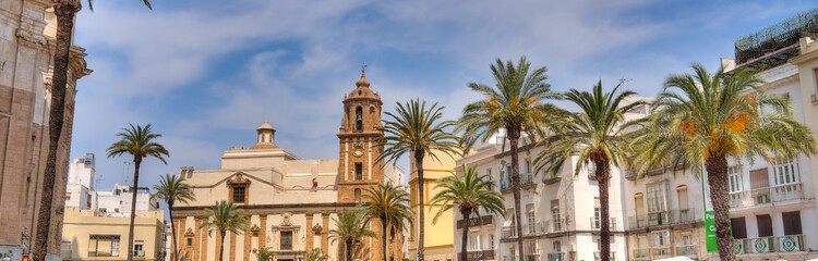 Fototapeta na wymiar Cadiz Landmarks, Spain