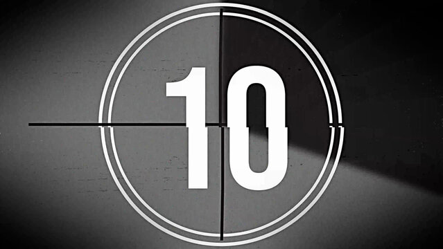 Retro Countdown template contains 11 text placeholders. Available in 4K.