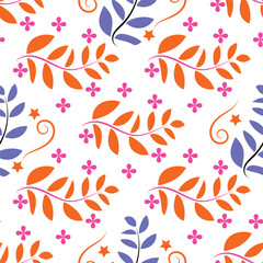 Fototapeta na wymiar Floral arrangement seamless pattern Design.