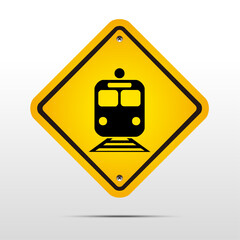 Train sign ,icon symbol vector.