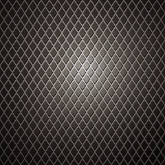 Fototapeta premium Metal grid background,black and white seamless pattern.