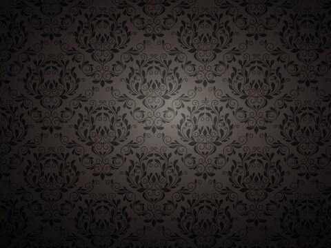 Carbon metallic texture background .Dark grey background. © admin_design