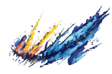 Abstract Watercolour - Brush Strokes. Image created using artificial intelligence.