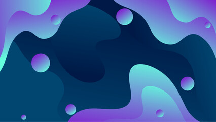 Blue purple Wave Fluid with sparkling design background