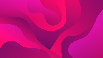Fluid gradient background vector. Cute and minimal style posters with Magenta, vibrant organic shapes and liquid color. Modern wallpaper design for social media, idol poster, banner, flyer.