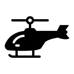 helicopter Solid icon