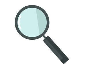 虫眼鏡。ベクターイラスト