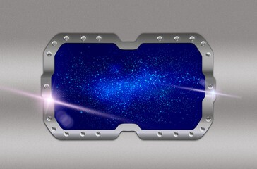  Wall background with window porthole