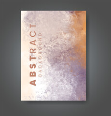 Cover template with watercolor background. Design for your cover, date, postcard, banner, logo.