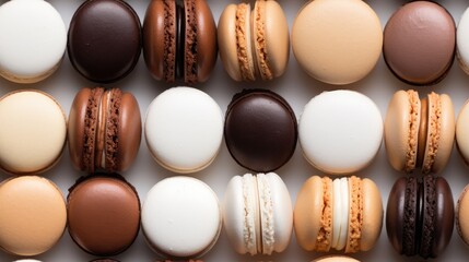 Seamless pattern macarons. Also great as a versatile backdrop or wallpaper.