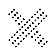 Minimalist Dotted Shape