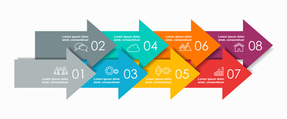 Infographic design template with place for your data. Vector illustration.