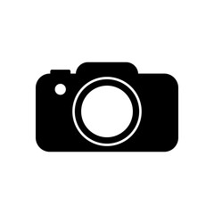 camera icon on white