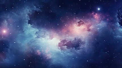 Obraz na płótnie Canvas Cosmic nebula and starscape background