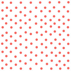 pastel red template dot