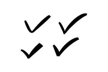 brush check mark icon 