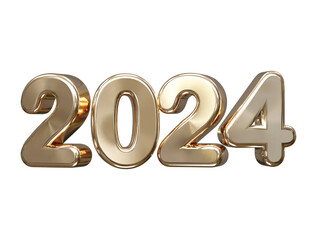 2024 new year text effect vector