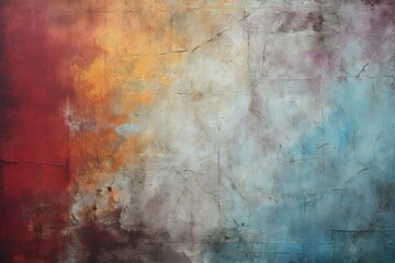 Colorful abstract background with grunge textures and paint splashes. abstract painting background or texture, AI Generated