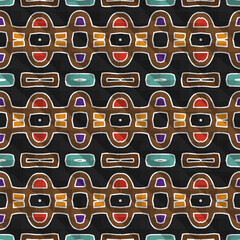 Repetitive abstract patterns. Seamless pattern for fashion, textile design,  on wall paper, fabric patterns, wrapping paper, fabrics and home decor. Abstract background. 
