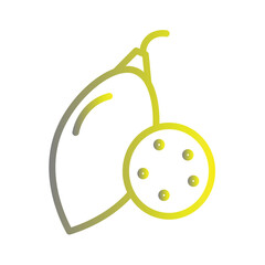 Food Fruit Sweet Gradient Icon