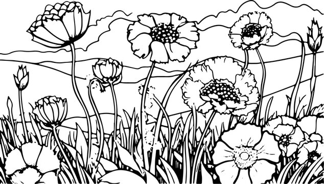 Coloring Page - Vectorized