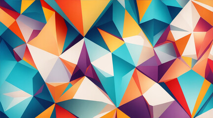 Abstract Geometric Background beautiful design wallpaper by Generative AI