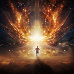 Ethereal Otherworldly Space Poster Background