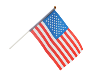 PNG, Flag of the United States of America, isolated on white background