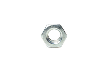 PNG, One metal nut, isolated on white background