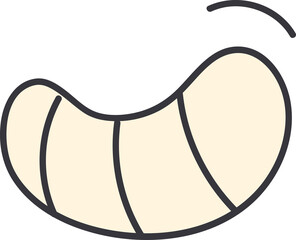 Comic mouth character illustration