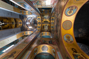 Fototapeta na wymiar View of interior in Saint George monastery