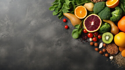 Obraz na płótnie Canvas Healthy food clean eating