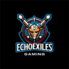 Game Player Esport Team Mascot Emblem Logo Design