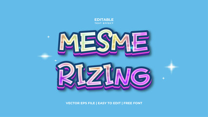 Mesmerizing Modern cool 3d logo template editable text effect style