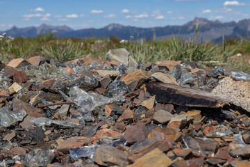 metal and glass