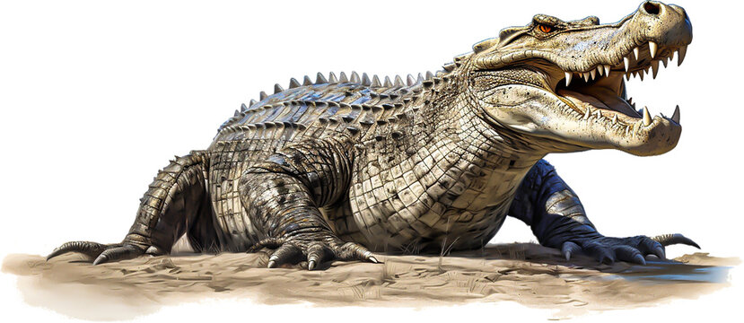 ワニのイメージ - image of Crocodile - No1-7 Generative AI