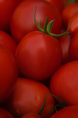 Delicious fresh red tomatoes. Tomato texture. 