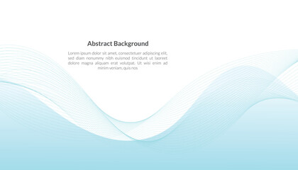 Abstract wavy elements. Design elements for modern science and technology with line design. Abstract vector background. Waves banner.