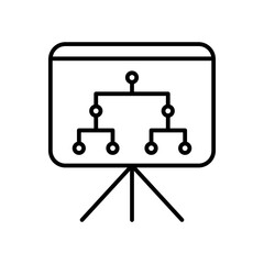 presentation line icon
