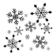 Snowflake, snowflakes,snowflake collection