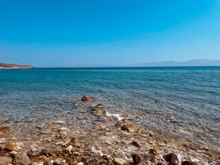 Fototapeta na wymiar beach and rocks in greece