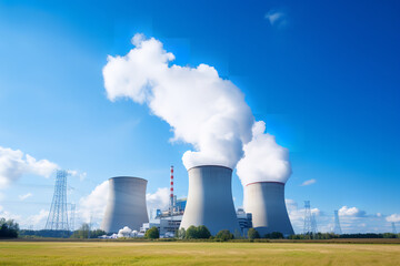 A representation of human's mastery over atomic energy, these towering structures harness incredible power for civilization