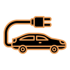 Electric Car Icon