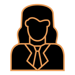 Female Accountant Icon
