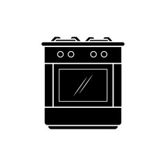 Stove, Oven Icon. Home Appliance - Vector Illustration for Design and Websites, Presentation or Application.