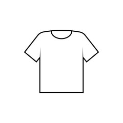 Tshirt Icon. Clothing, Clothes Symbol  - Vector.